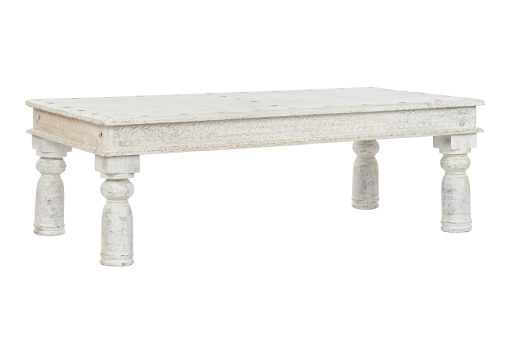 Mesa De Centro Madeira Entalhada 150X76X48 Decapé - Image 3