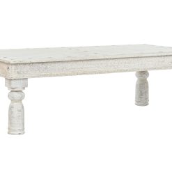 Mesa De Centro Madeira Entalhada 150X76X48 Decapé
