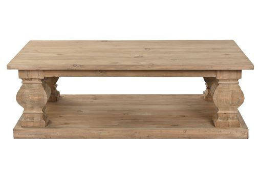 Mesa De Centro Madeira Reciclada Abeto 152X91X48 - Image 2