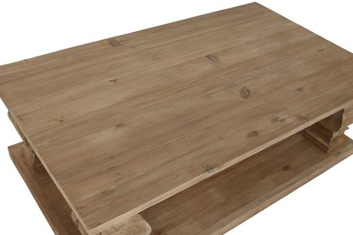 Mesa De Centro Madeira Reciclada Abeto 152X91X48 - Image 3