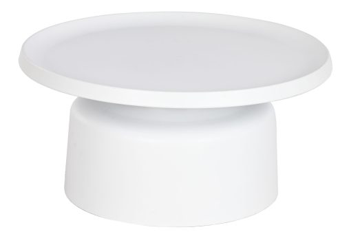 Mesa De Centro Metal 75X75X37 Branco (2 Unidades) - Image 2