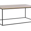 Mesa De Centro Metal Mdf 110X60X44