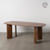Mesa De Jantar Castanho Madeira Mango 200 X 100 X 76 Cm