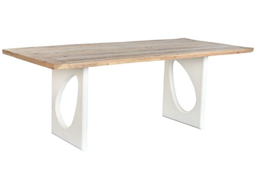 Mesa De Jantar Madeira Reciclada Manga 200X100X77 - Image 2
