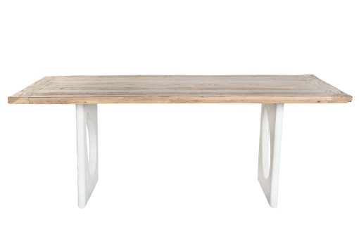 Mesa De Jantar Madeira Reciclada Manga 200X100X77