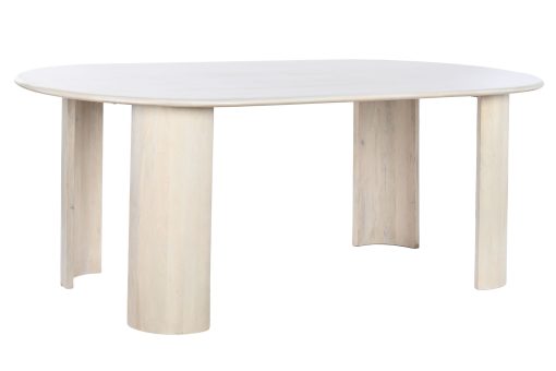 Mesa De Jantar Manga 200X100X76 Branco - Image 2