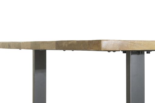 Mesa De Jantar Manga Metal 200X100X76 Natural - Image 4