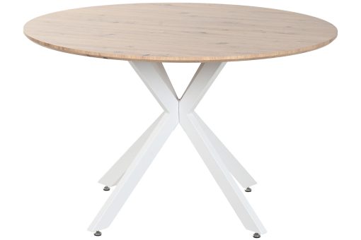 Mesa De Jantar Mdf Ferro 120X120X75 Castanho - Image 2