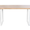 Mesa De Jantar Mdf Ferro 160X90X75 Castanho