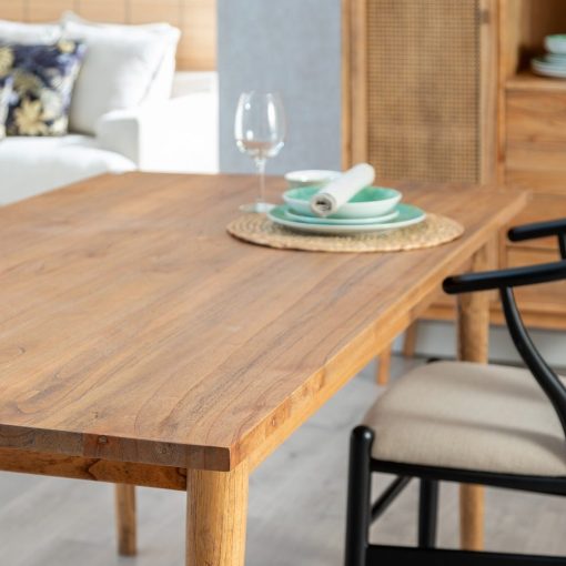 Mesa De Jantar Mel Mindi Madeira Ona 180 X 90 X 76 Cm - Image 2