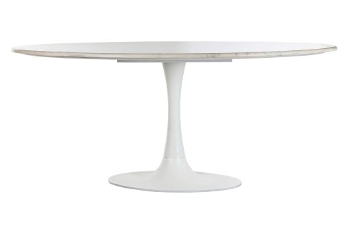 Mesa De Jantar Metal M Rmore 180X100X76 Branco - Image 2