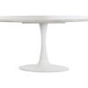 Mesa De Jantar Metal M Rmore 180X100X76 Branco