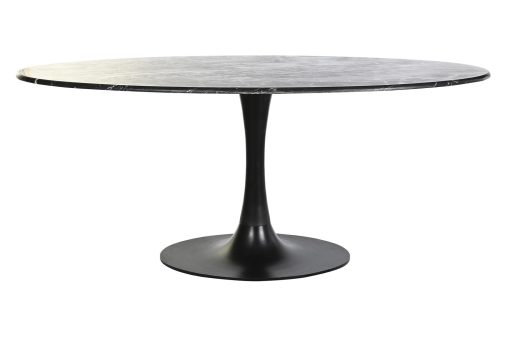Mesa De Jantar Metal M Rmore 180X100X76 Preto - Image 6
