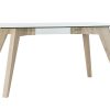 Mesa De Jantar Vidro Mdf 160X90X75 Temperado