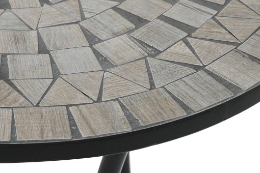 Mesa Metal Cer Mica 60X60X72 Mosaico Multicor - Image 7