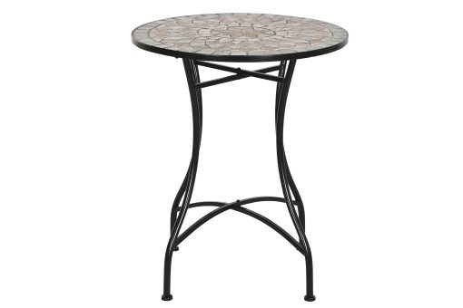 Mesa Metal Pedra 60X60X72 Mosaico Multicor - Image 3