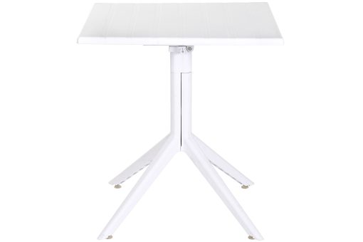 Mesa Metal Pp 70X70X75 Reciclado Branco - Image 2