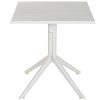 Mesa Metal Pp 70X70X75 Reciclado Cinzento