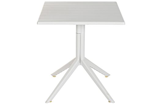 Mesa Metal Pp 70X70X75 Reciclado Cinzento