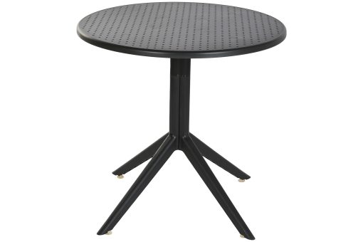 Mesa Metal Pp 80X80X75 Reciclado Preto - Image 2