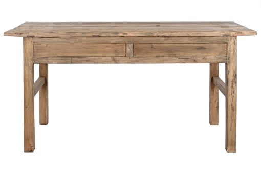 Mesa Olmo Macizo 169X75X85 3 Gavetas Natural - Image 3