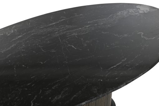 Mesa Ovalada Comedor Bronze M Rmore 200X110X76 - Image 5