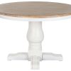 Mesa Redonda Comedor Olmo 120X120X76 Branco