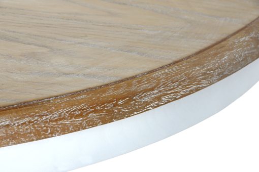 Mesa Redonda Comedor Olmo 120X120X76 Branco - Image 4