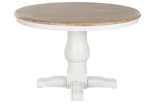 Mesa Redonda Comedor Olmo 120X120X76 Branco