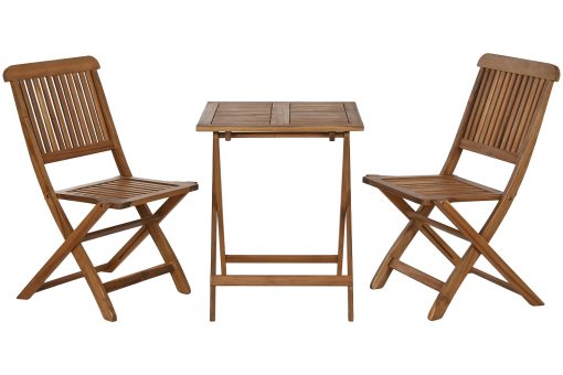 Mesa Set 3 Acácia 60X60X74 Dobr Vel Natural - Image 3