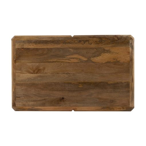 Mesa de Centro Castanho Madeira Mango Room 130 X 80 X 45 Cm - Image 8