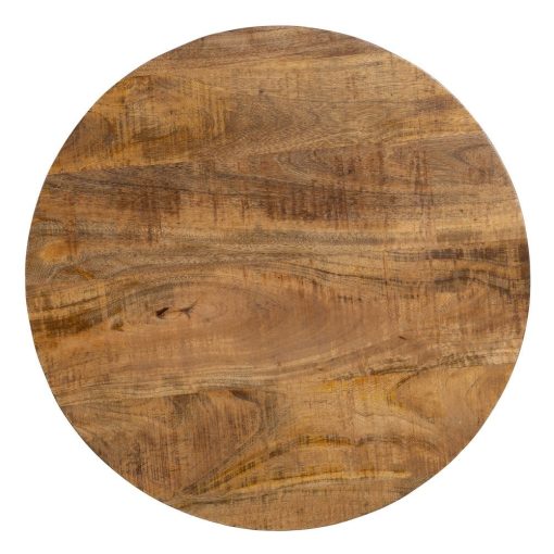 Mesa de Centro Natural-Preto Madeira-Ferro 60 X 60 X 40 Cm - Image 6