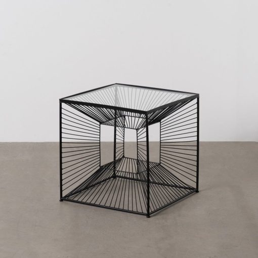 Mesinha Preto Metal-Cristal 45