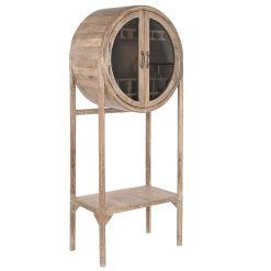 Móvel Bar Madeira Reciclada Teca 75X40X182 Natural