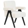 Poltrona Madeira 54X64X86 Cabelo Branco