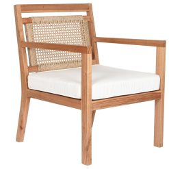 Poltrona Mindi Poliåster 60X84X85 Natural