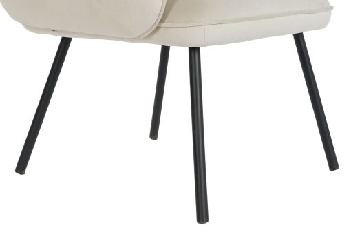 Poltrona Poliéster Metal 65X60X83 Bege (2 Unidades) - Image 7