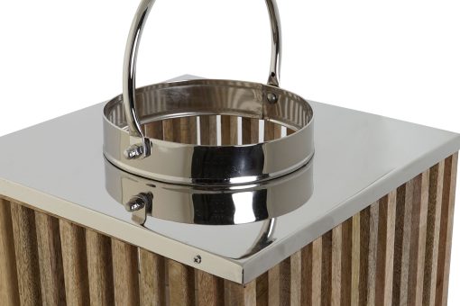 Porta-Vela Manga Vidro 31X31X35 Natural Castanho - Image 3