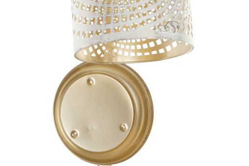 Porta-Vela Set 3 Metal 26X26X38 Creme (2 Unidades) - Image 4