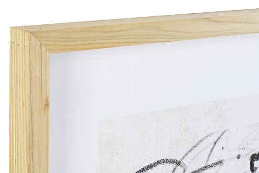 Quadro Abeto Mdf 110X5X157 Mulher Moldurado Branco - Image 3