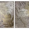 Quadro Ps Tecido Tela 75X4X100 Folhas 2 Mod. (2 Unidades)
