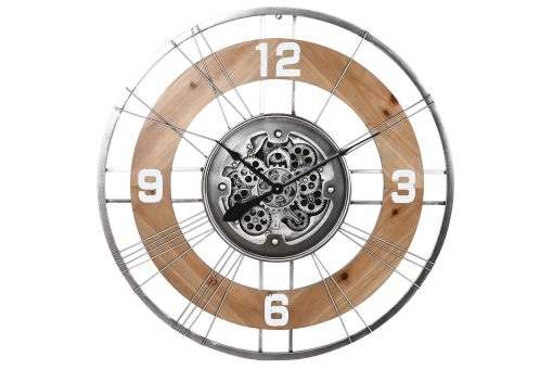 Relógio Parede Ferro Vidro 90X9