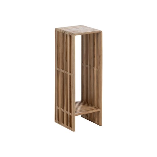 S/2 Base Natural Madeira De Teca Room 33 X 27 X 86 Cm - Image 5
