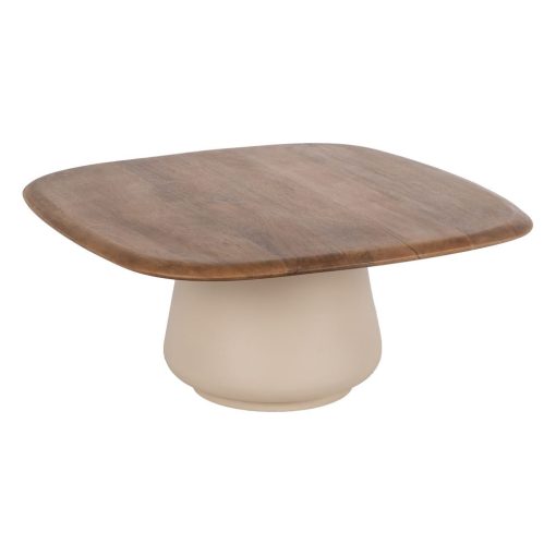 S/2 Mesa de Centro Madeira-Metal Room 90 X 90 X 40 Cm - Image 5