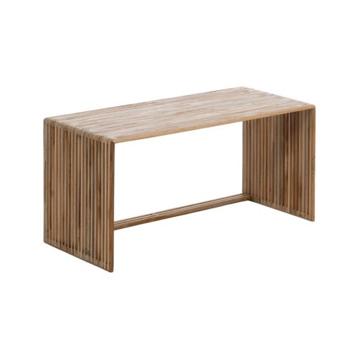 S/2 Mesa de Centro Natural Madeira De Teca 85 X 35 X 41 Cm - Image 5