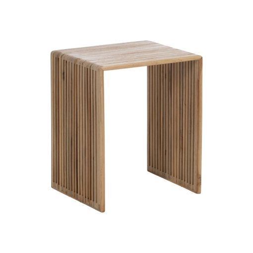 S/3 Auxiliar Natural Madeira De Teca 65 X 30 X 66 Cm - Image 5