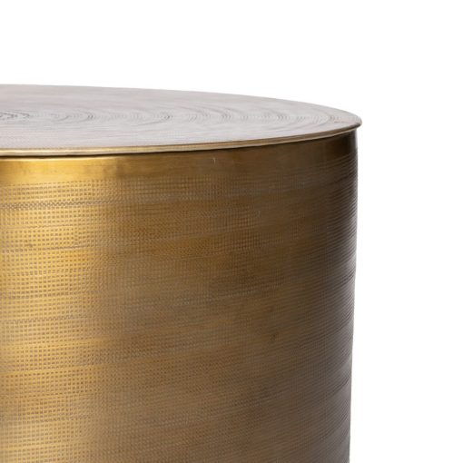 S/3 Mesa De Apoio Ouro - Velho Metal 58,50 X 58,50 X 41,90 C - Image 8