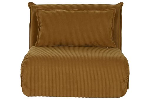Sofá Cama Metal Poliåster 83X85X70 Mostarda