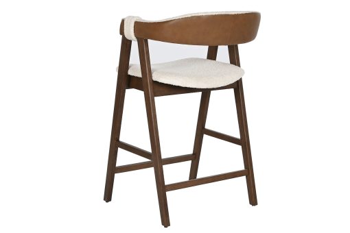 Tamborete Madeira Caucho 54X58X86 Branco (2 Unidades) - Image 6