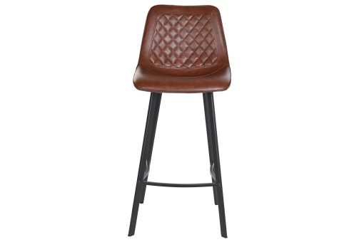 Tamborete Metal Pu 49X49X110 Castanho Escuro - Image 6